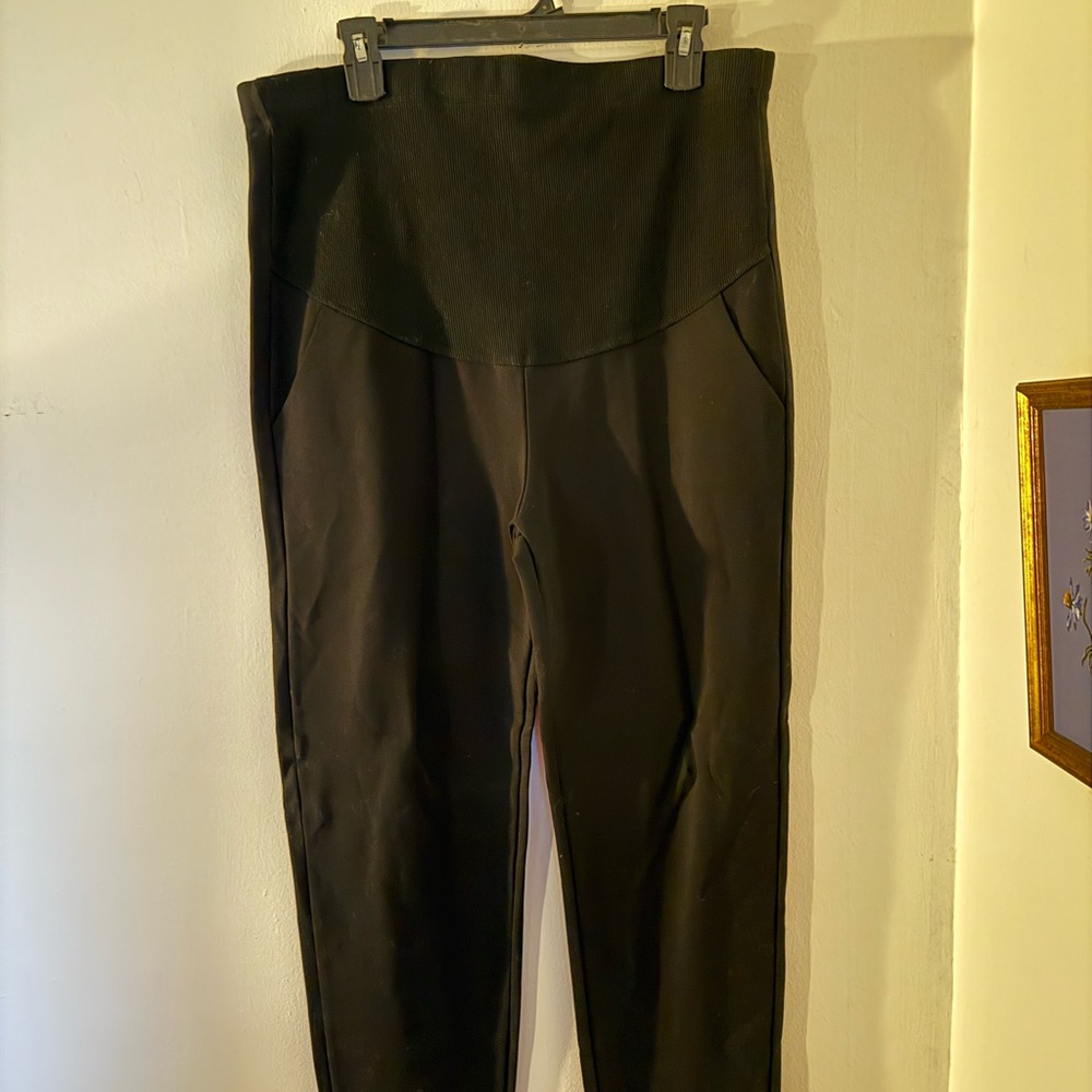 Women's Black High-Waisted Pants